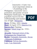 Fernando Amorsolo y Cueto Was One of The Most Important Artists in The History of Painting in The Philippines
