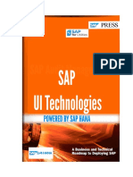 SAP UI Technologies for S4 HANA