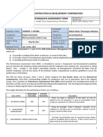 IPM. Performance Assessment Form - PA CDC - Sherwin