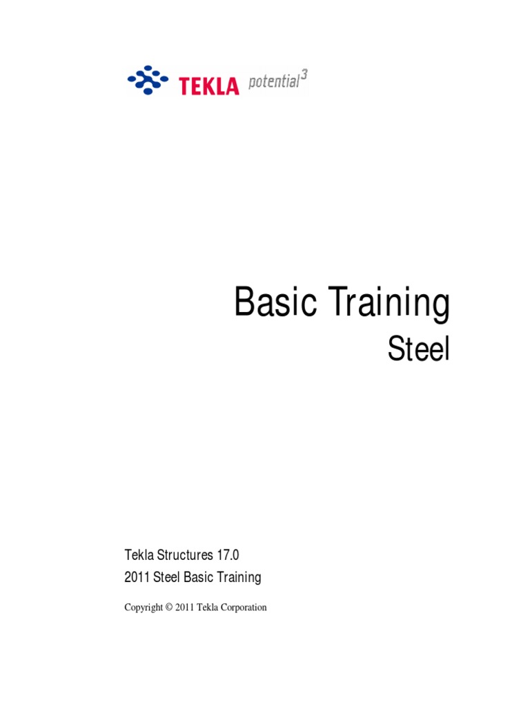 Tekla Structures v17 Basic Training Manual Steel PDF | PDF | Menu ...