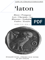 (Atlantis Väljer Ur Världslitteraturen) Platon - Skrifter. Menon, Protagoras, Lysis, Charmides, Ion, Menexenos, Euthydemos, Faidros, Kratylos. 2 (2000, Atlantis) PDF