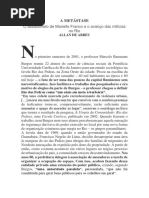 A METÁSTASE - Reportagem Piauí-16!03!2019