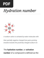 Hydration Number