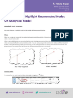 Using Filters To Highlight Unconnected Nodes On Analytical Model