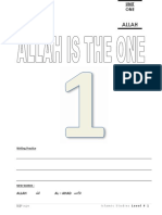 Islamic Studies Coloring Book - Level 1 PDF