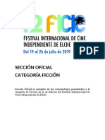 42 Festival Internacional de Cine Independiente de Elche. Sección Oficial. Ficción. Fundación Caja Mediterráneo