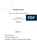Musical Form: Module 2 of Music: Under The Hood