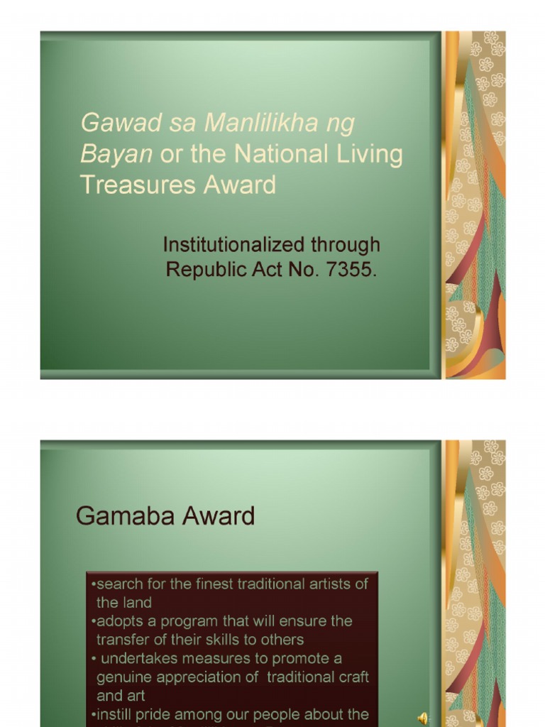 Gamaba Awardees PDF