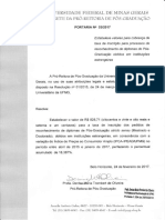 Portaria 03 2017 Taxa Reconhecimento de Títulos de PG No Exterior