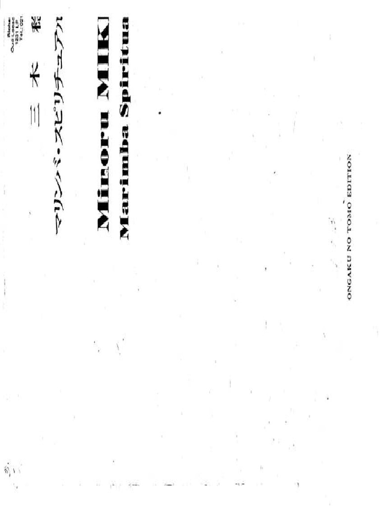 Marimba Spiritual PDF