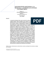 (Almario & Galindo, 2009) Principales Emociones Asociadas A La Conducta Prosocial y Altruista en Jóvenes Universitarios