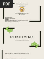 Android Menus