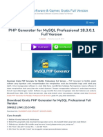 PHP Generator For MySQL Professional 18.3.0