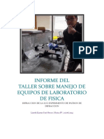 Informe Del Taller de Equipos de Fisica