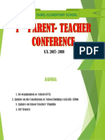 First Parent - Teacher Conference