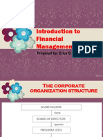 Introduction To Financial Management Pt. 2: Prepared By: Erica B. Evangelista