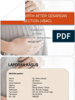 Ppt Vaginal Birth After Cesarean Section (Vbac)