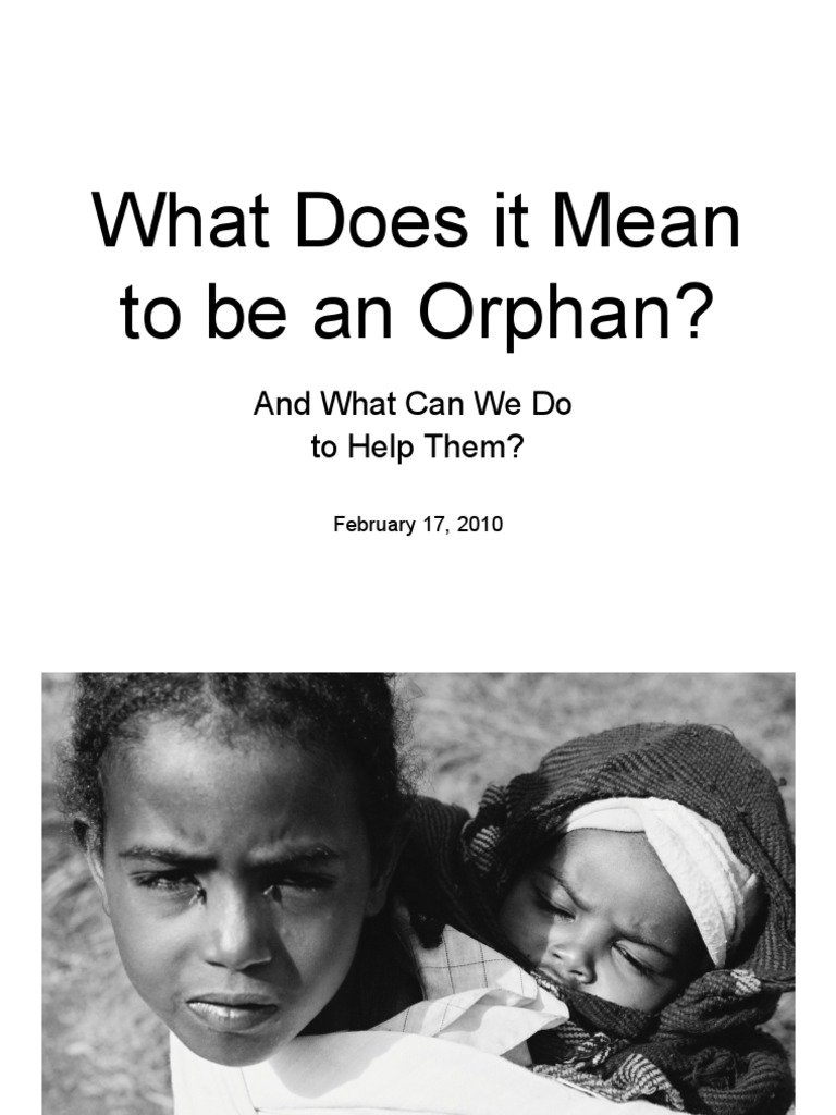 Understanding Orphans and Their Needs | PDF | Social Science
