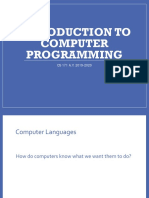 CS 171-Introduction to Computer Programming