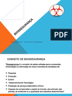 BIOSSEGURANÇA Turma I Farmácia Mandar Alunos PDF