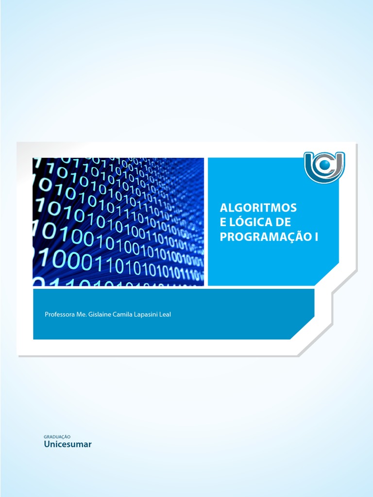 Algorítmos e Lógica de Programação I PDF | PDF | Algoritmos | Linguagem ...