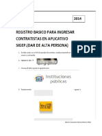 1.ingreso Inicial Contratistas - SIGEP1 PDF