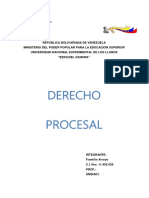 Ensayo Derecho Procesal Arroyo