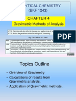 Gravimetric Methods of Analysis