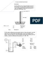 Solución de Examen de Estática de Fluidos