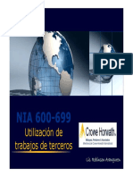 NIA 600-699 Utilización de Trabajos de Terceros PDF