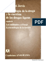 JERVIS, Giovanni - La Ideología de La Droga PDF
