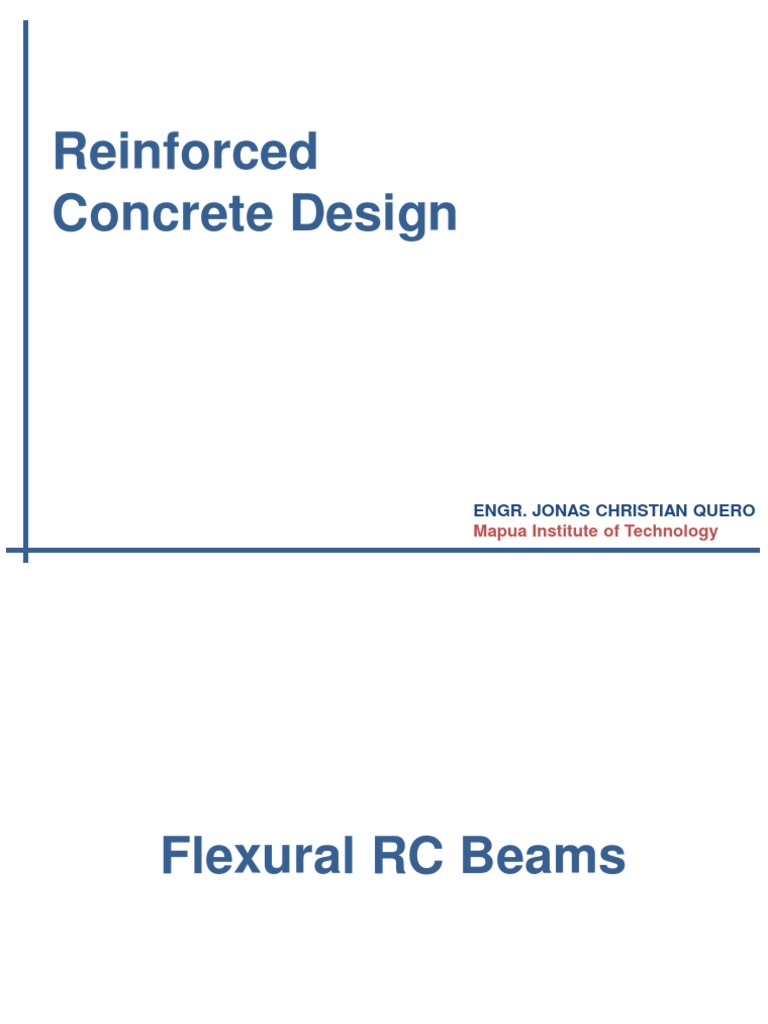 Flexural Design of Reinforced Concrete Beams | PDF | Bending | Strength ...