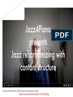Jazz Reharmonization Tutorial - Jazz4Piano