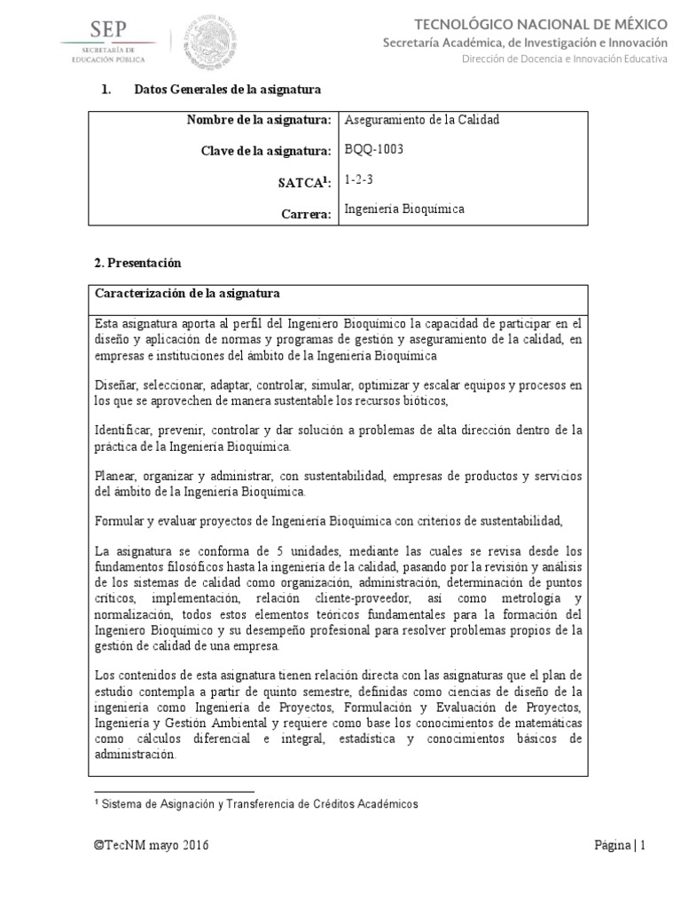 Aseguramiento de La Calidad | PDF | Análisis de Riesgo y Puntos ...