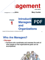 Management: Introduction To Management and Organizations