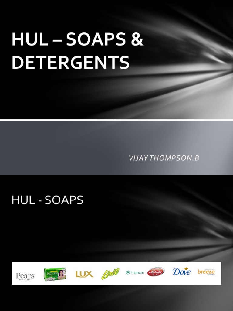 Hul Soaps & Detergents PDF