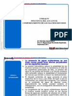 Influencia Del Agua en El Comportamiento de Las Masas Rocosas