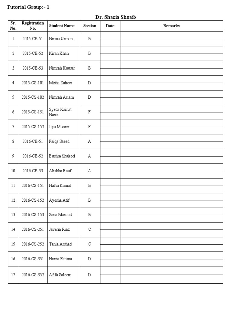 Student Registration for Tutorial Groups | PDF | Qur'an | Islam