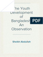 The Youth Development of Bangladesh: An Observation
