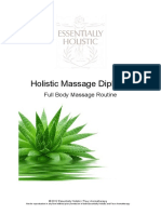 Massage Sequence Full Body PDF