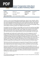 NTSB's preliminary report on skydiving plane crash