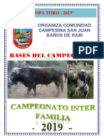 Bases Inter Familia comunidad