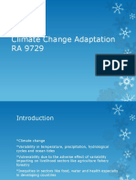 Climate Change Adaptation