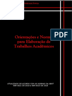 Orientações e Normas (2014) Prof. Jorge Trinda