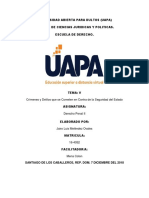 Tarea V de Derecho Penal II