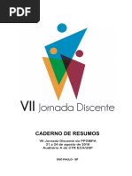 CADERNO DE RESUMOS. VII Jornada Discente do PPGMPA 21 a 24 de agosto de 2018 Auditório A do CTR ECA_USP SAO PAULO - SP.pdf