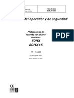 Manual de Operacion MANLIFT 80 HX
