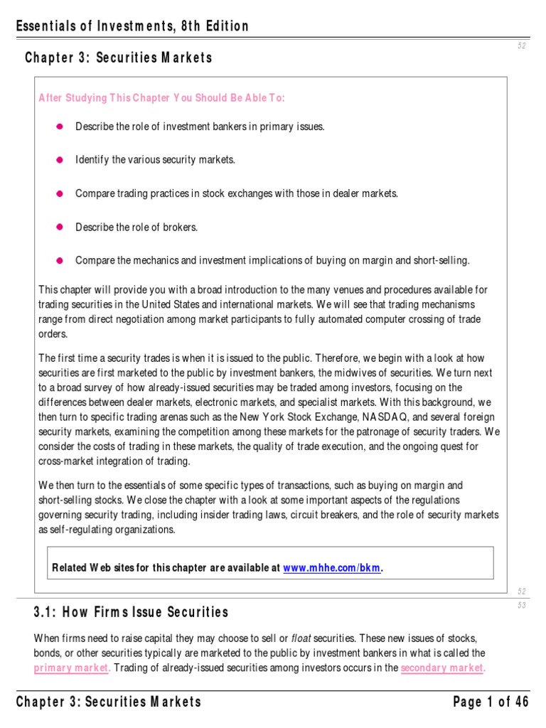 Essentials of Investments 8th Edition 3 PDF Download Free PDF