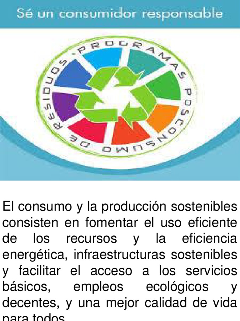 Consumo Responsable Pdf Consumo Economía Sustentabilidad
