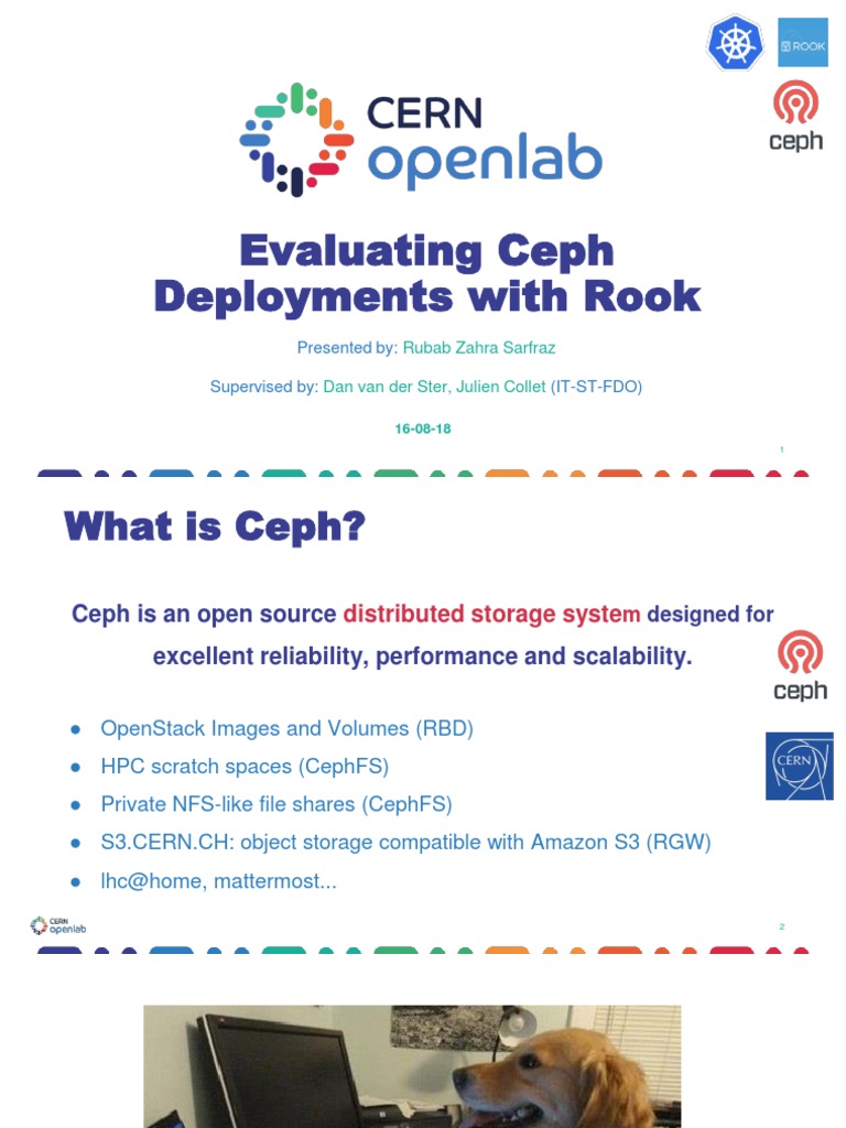 Ceph Deployment with Rook & Kubernetes | PDF | Information Technology ...